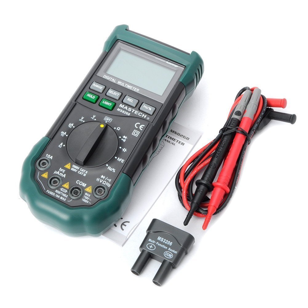 Mastech MS8268 Digital AC/DC Auto/Manual Range Digital Multimeter